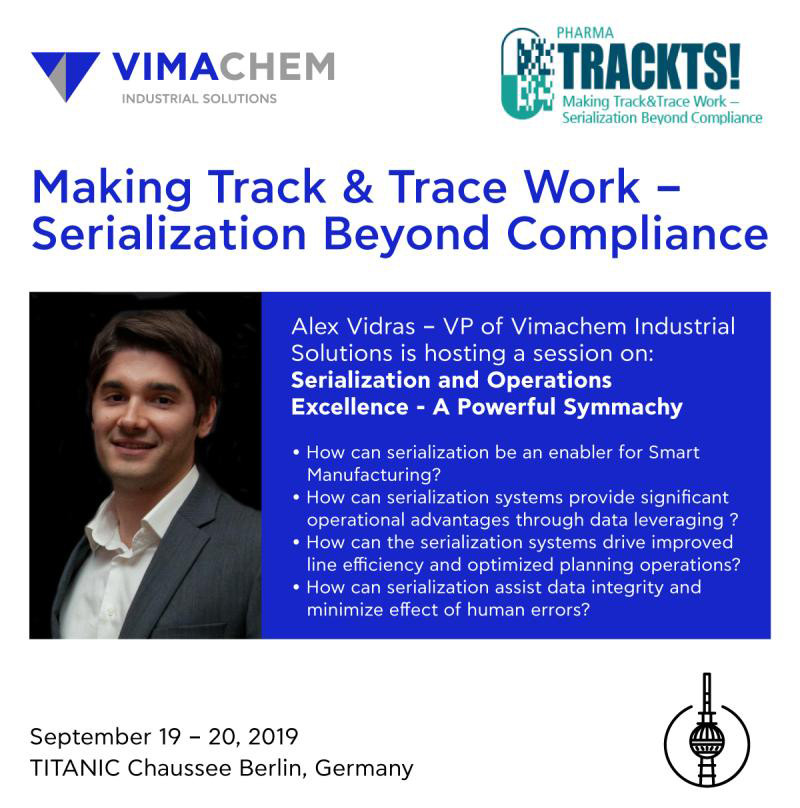 Vimachem Industrial Solutions in the Pharma Trackts event